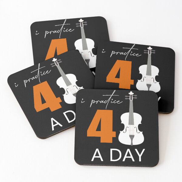 Item preview, I Practice 40 Hours A Day - A Violin Quote designed and sold by TheGreedyCrypto.