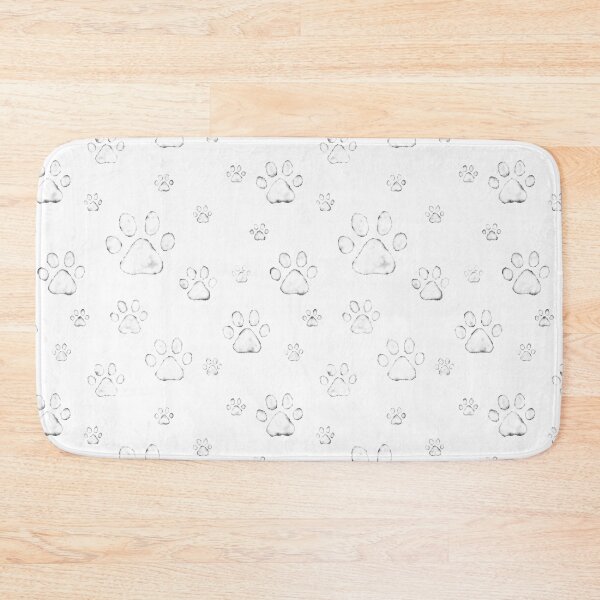 Item preview, Paws watercolor pattern designed and sold by Aleksse.
