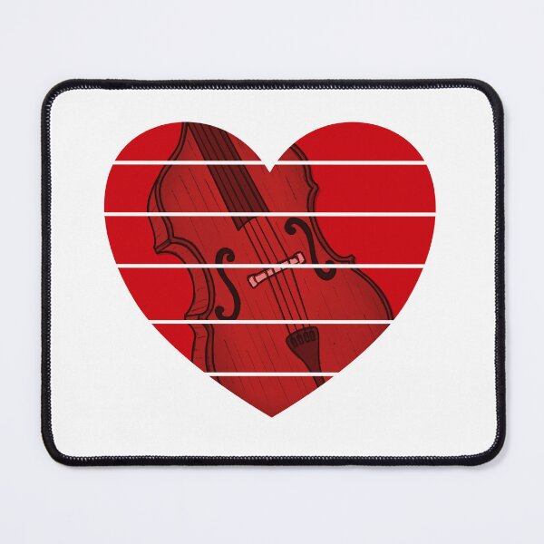 Item preview, Valentines Double Bass Bassist Wedding Musician designed and sold by doodlerob.