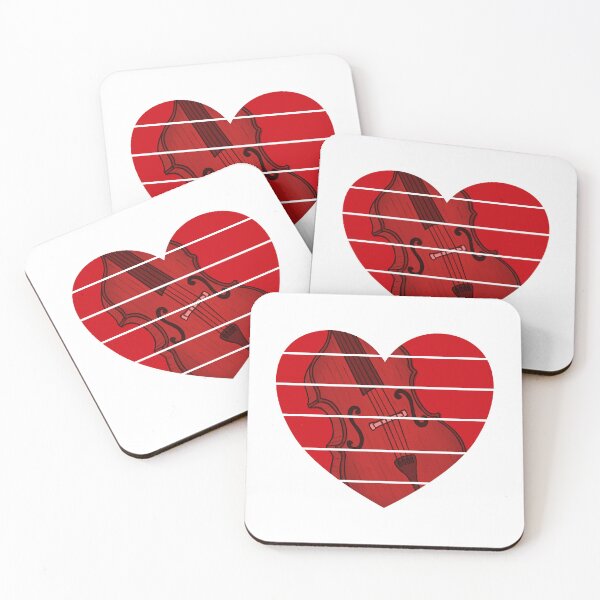 Item preview, Valentines Double Bass Bassist Wedding Musician designed and sold by doodlerob.