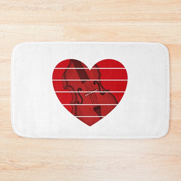Item preview, Valentines Double Bass Bassist Wedding Musician designed and sold by doodlerob.