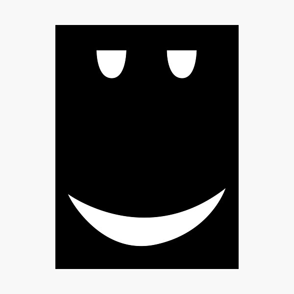 Black smiley illustration, Roblox Smiley Avatar Wikia, faces the roblox,  angle, face, text png