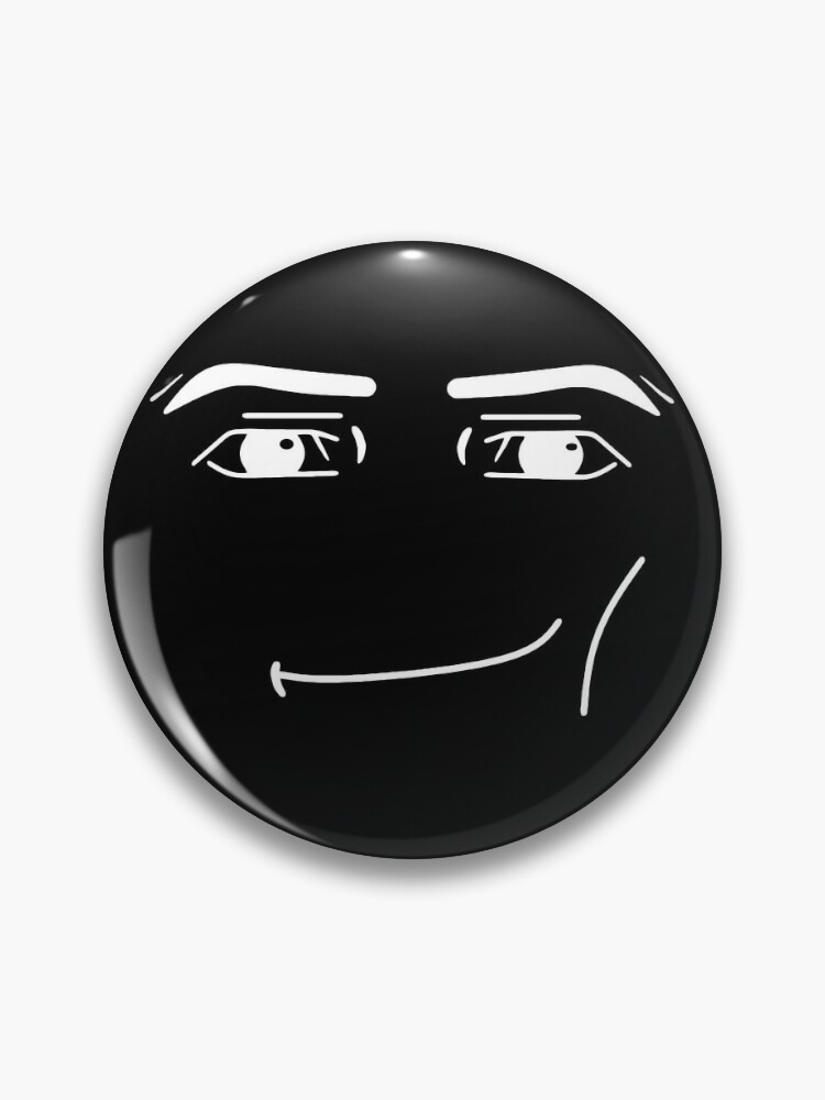 roblox man face Pin for Sale by Zowie Elayne