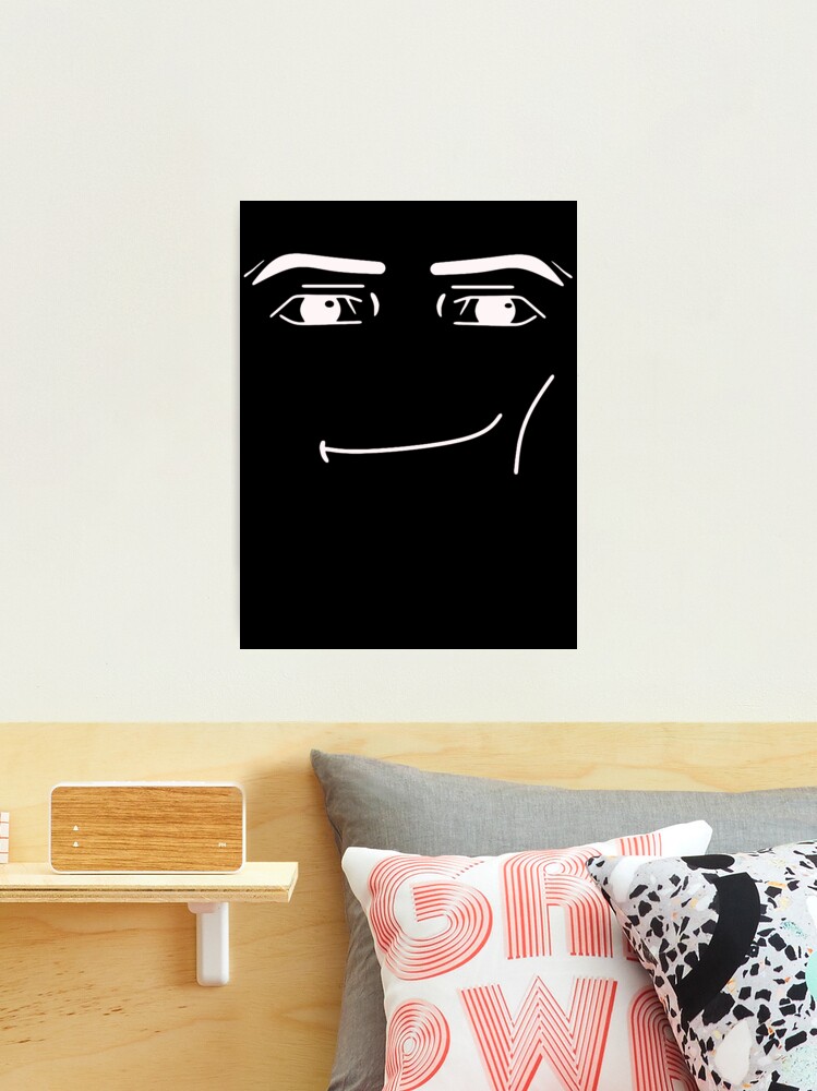 Roblox Man Face Wall Art for Sale