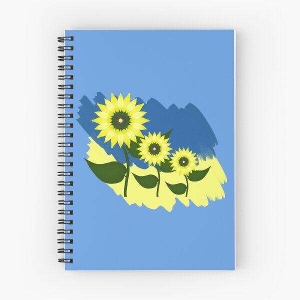 Item preview, Blooming sunflowers on a blue and yellow background. Colors of the Ukrainian flag. designed and sold by KateQR.