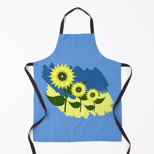 Item preview, Blooming sunflowers on a blue and yellow background. Colors of the Ukrainian flag. designed and sold by KateQR.