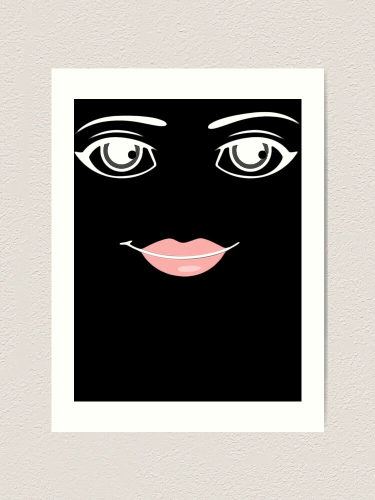 woman face roblox | Art Print