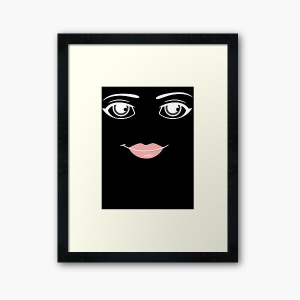 Roblox Woman Face Metal Print for Sale by rbopone