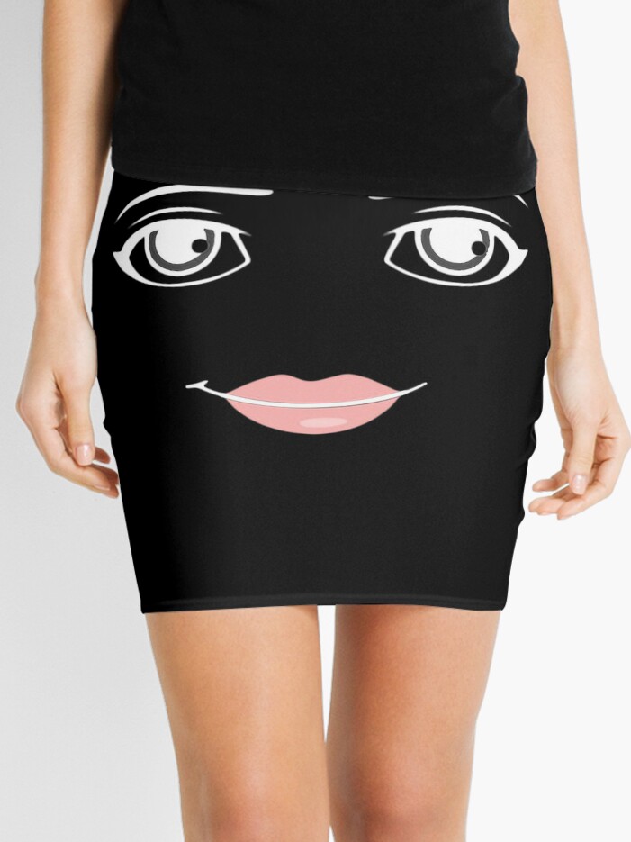 Roblox Woman Face Mini Skirt for Sale by rbopone