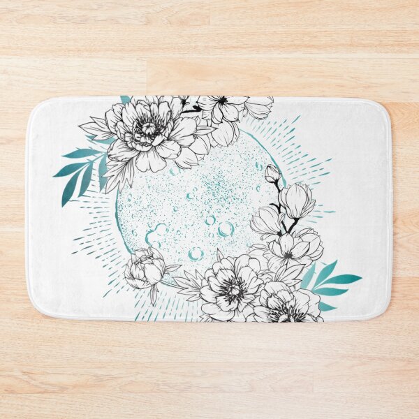 Item preview, Blue Full Moon Flowers designed and sold by KalikaGraphisme.