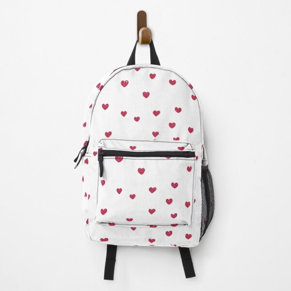 Item preview, Hand drawn Hearts pattern. Viva Magenta color designed and sold by Aleksse.