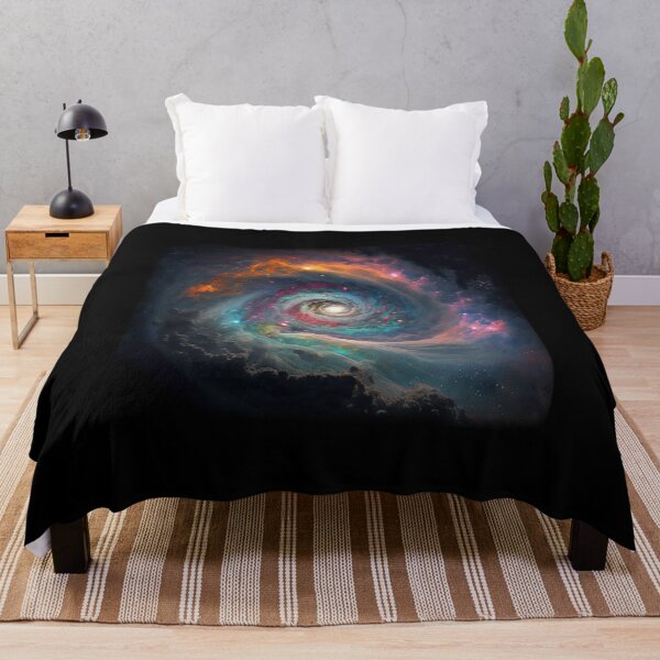 Item preview, Cosmos Galaxy Spiral with Stars designed and sold by ArtElephant.