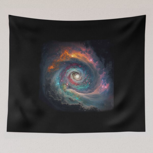 Item preview, Cosmos Galaxy Spiral with Stars designed and sold by ArtElephant.