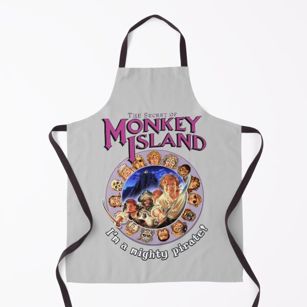 Item preview, Secret of Monkey Island - I'M A MIGHTY PIRATE! Classic MS-DOS point and click graphic adventure game! designed and sold by RetroTeeStudio.