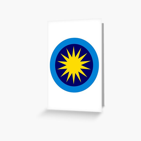"Roundel of the Royal Malaysian Air Force " Greeting Card by abbeyz71