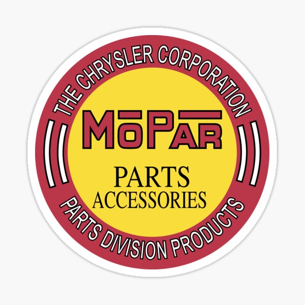 Mopar Parts Sticker