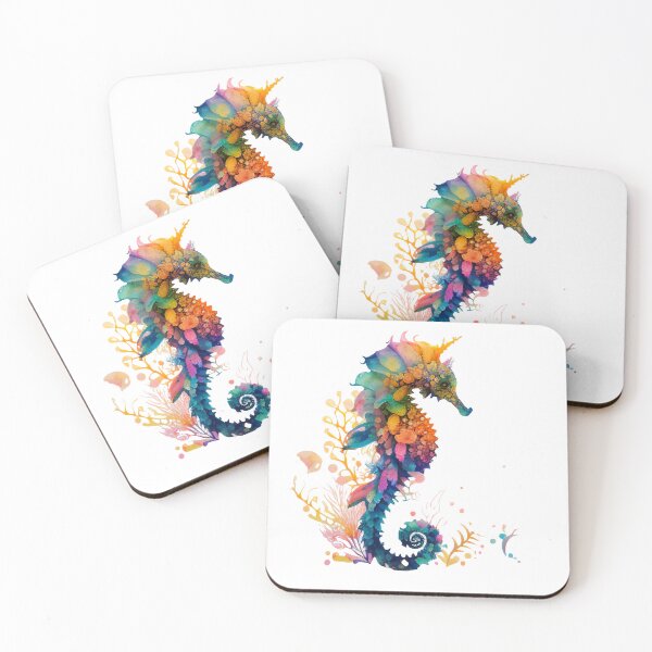 Item preview, Feathered Seahorse designed and sold by Whalecat-studio.
