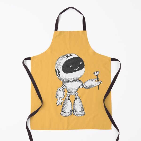 Item preview, Robot with a flower designed and sold by Yulia mozes.