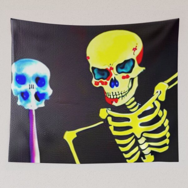 Item preview, Psycho Madness - Yellow Skeleton designed and sold by PsychoMadness.