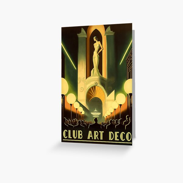 Item preview, Club Art Deco - Vintage poster of a nightclub in the 1920s/30s designed and sold by Rogervdb.
