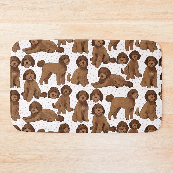 Artikelvorschau, Niedliche Illustration des Schokoladen-Labradoodles entworfen und verkauft von Yarafantasyart.