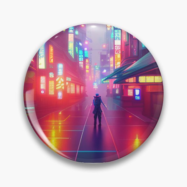 Item preview, A Man in Tokyo Neon Anime Japan Vibes <3 designed and sold by Trendy-Now.