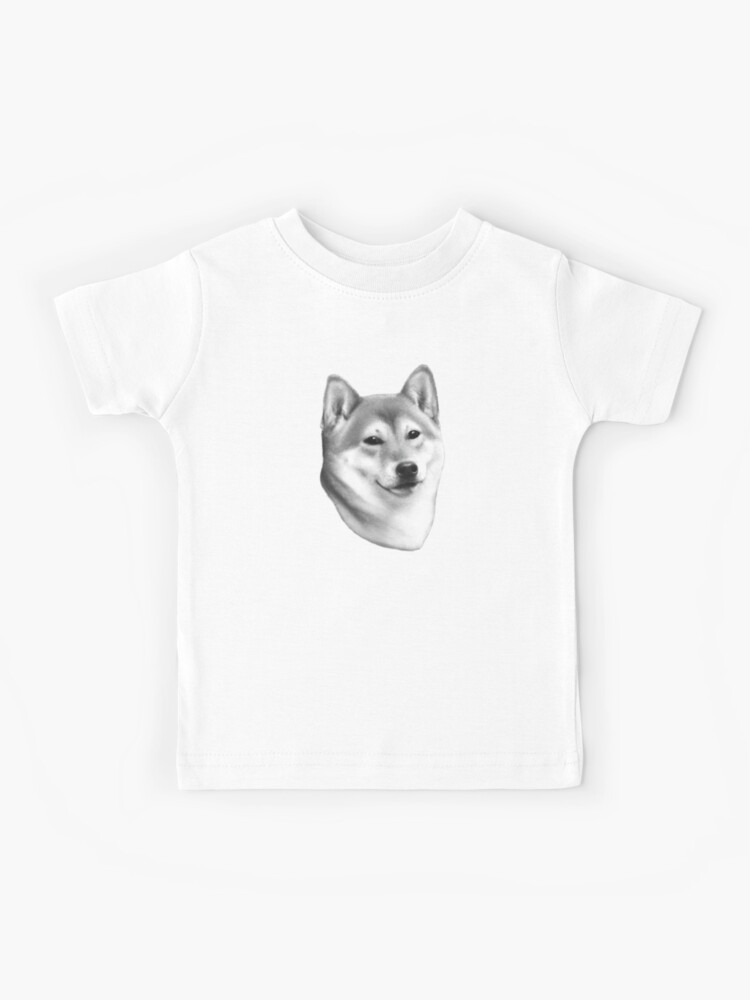 Shiba Inu Drawing | | Kids for Dog Dogs T-Shirt Portraits by Art\
