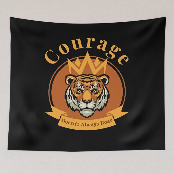 Item preview, Courage doesn't always roar designed and sold by FOREVER Motivated.