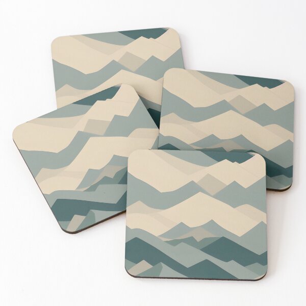 Item preview, Abstract moutain landscape pattern designed and sold by CasualMadness.