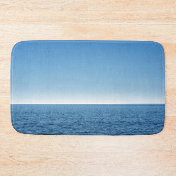 Item preview, Tranquil Seascape Bathmat / Shower Curtain designed and sold by AbstractAcid.