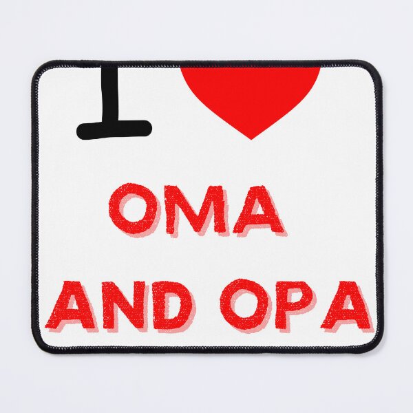 Item preview, I Love oma and opa Stickers designed and sold by BestArtDZ.