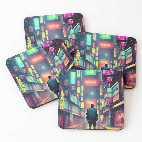 Item preview, A Man Tokyo Neon Anime Japan Night Street Vibes <3 designed and sold by Trendy-Now.