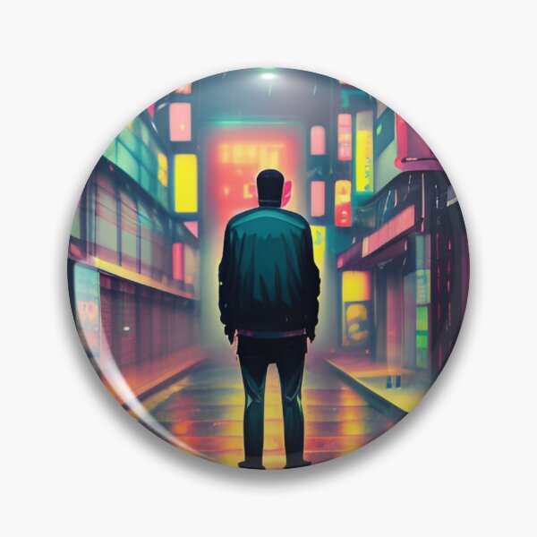 Item preview, A Man Tokyo Neon Anime Japan Night Street Vibes <3 designed and sold by Trendy-Now.