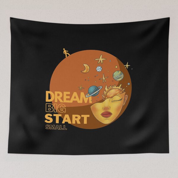 Item preview, Dream big Start small designed and sold by FOREVER Motivated.