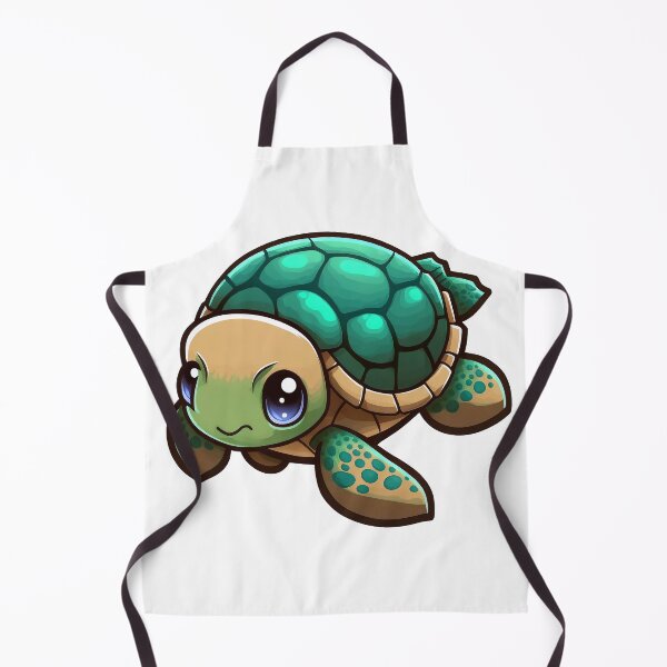 Item preview, Cute green turtle designed and sold by ArtElephant.