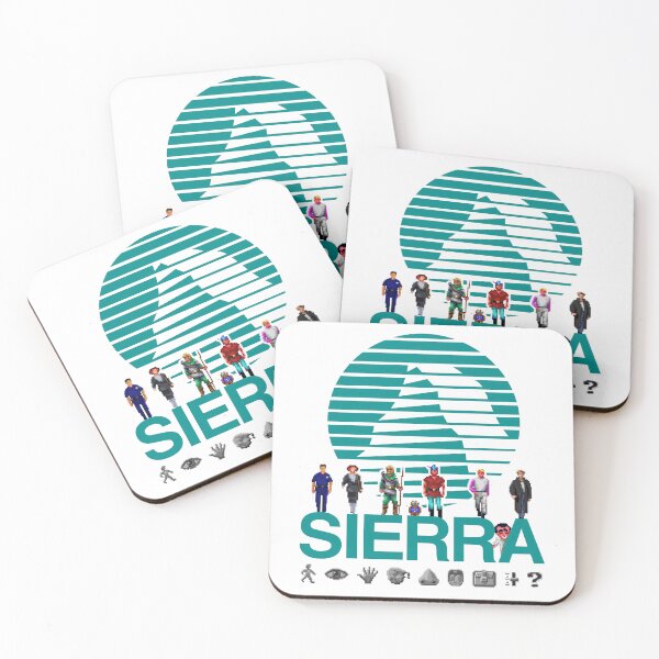 Item preview, Sierra Online Logo (AQUA BLUE) - Gaming Heroes and Icons - Point and Click Graphic Adventure PC Games! designed and sold by RetroTeeStudio.