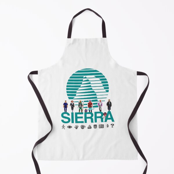 Item preview, Sierra Online Logo (AQUA BLUE) - Gaming Heroes and Icons - Point and Click Graphic Adventure PC Games! designed and sold by RetroTeeStudio.