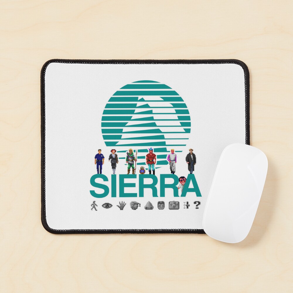 Sierra Online Logo (DARK GREY) - Gaming Heroes and Icons - Point and Click  Graphic Adventure PC Games! | Art Print