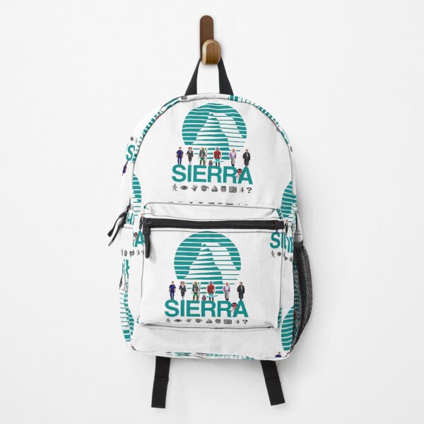 Item preview, Sierra Online Logo (AQUA BLUE) - Gaming Heroes and Icons - Point and Click Graphic Adventure PC Games! designed and sold by RetroTeeStudio.