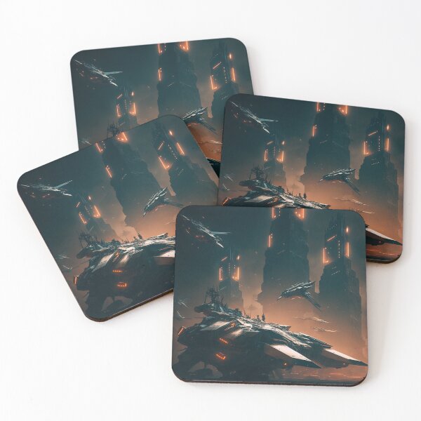 Item preview, Cyberpunk Fighter Jets designed and sold by AICreateWorlds.