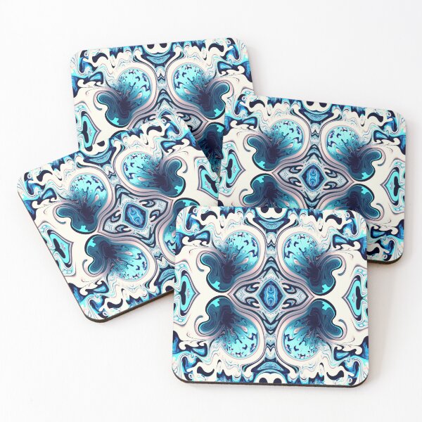 Item preview, Winter Pattern abstract liquid ice #1 designed and sold by PhiloSophyEye.