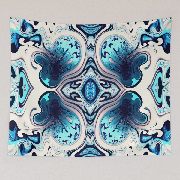 Item preview, Winter Pattern abstract liquid ice #1 designed and sold by PhiloSophyEye.