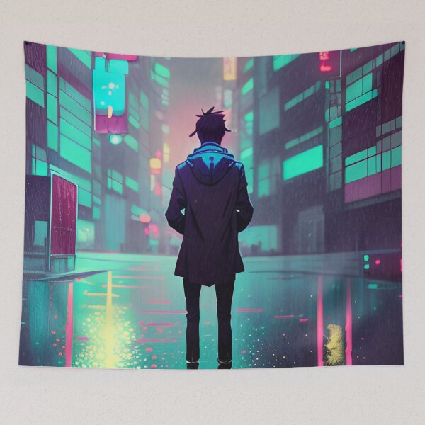 Item preview, A Cool Man Tokyo Neon Anime Japan Night Street Vibes <3 designed and sold by Trendy-Now.