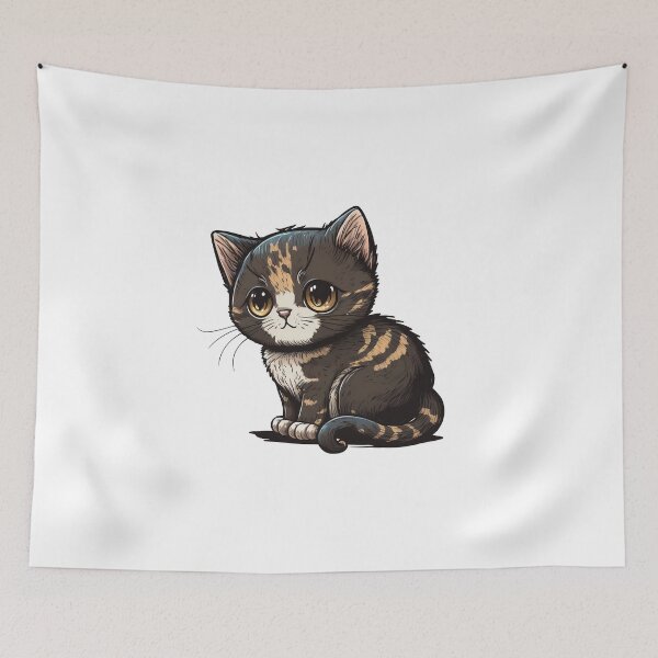 Item preview, Cute Cat illustration designed and sold by ArtElephant.