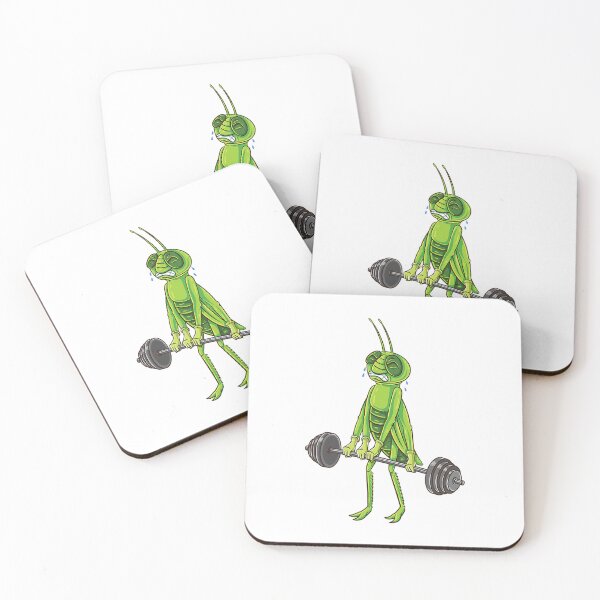 Item preview, Grasshopper Weightlifting Gym Body Builder designed and sold by GeorgiHeyward.