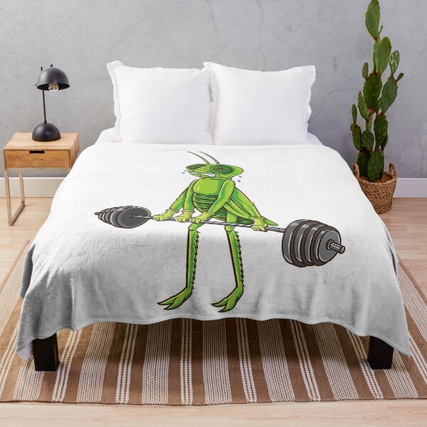 Item preview, Grasshopper Weightlifting Gym Body Builder designed and sold by GeorgiHeyward.