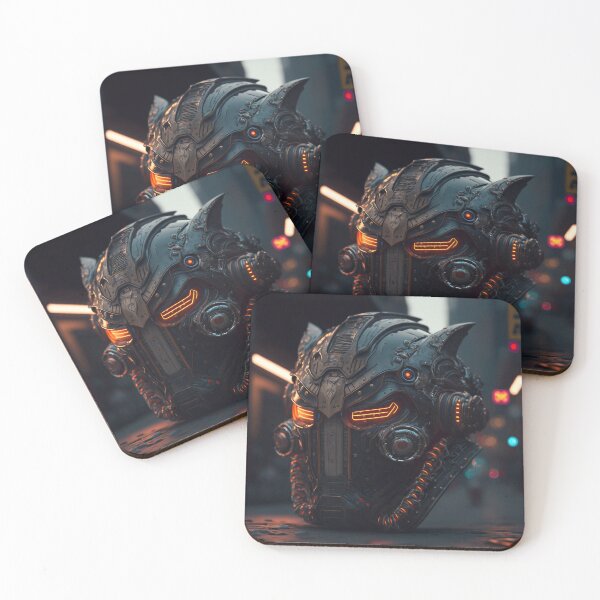 Item preview, Cyberpunk Motorcycle Helmet designed and sold by AICreateWorlds.