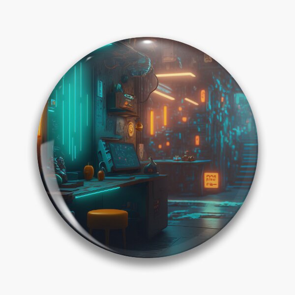 Item preview, Cyberpunk Ripperdoc Medical Bay designed and sold by AICreateWorlds.