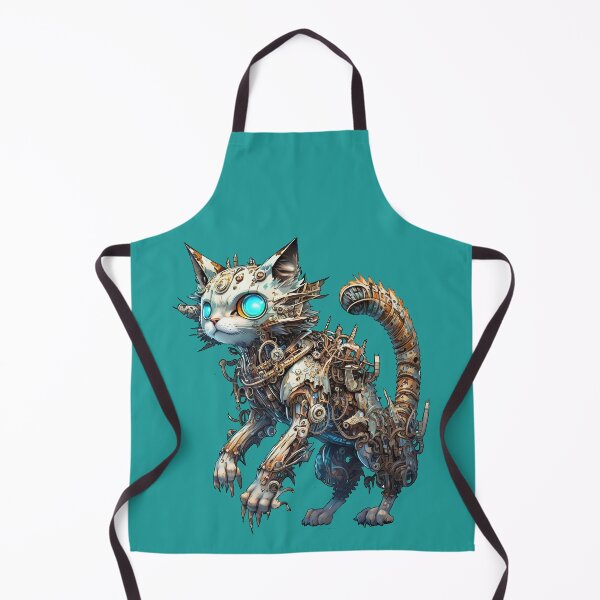 Item preview, Magical Mechanical Meow - Cyber-Kitty of the Depths designed and sold by DreamsGD.