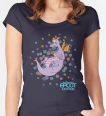 EPCOT CENTER Confetti Figment Fitted Scoop T-Shirt